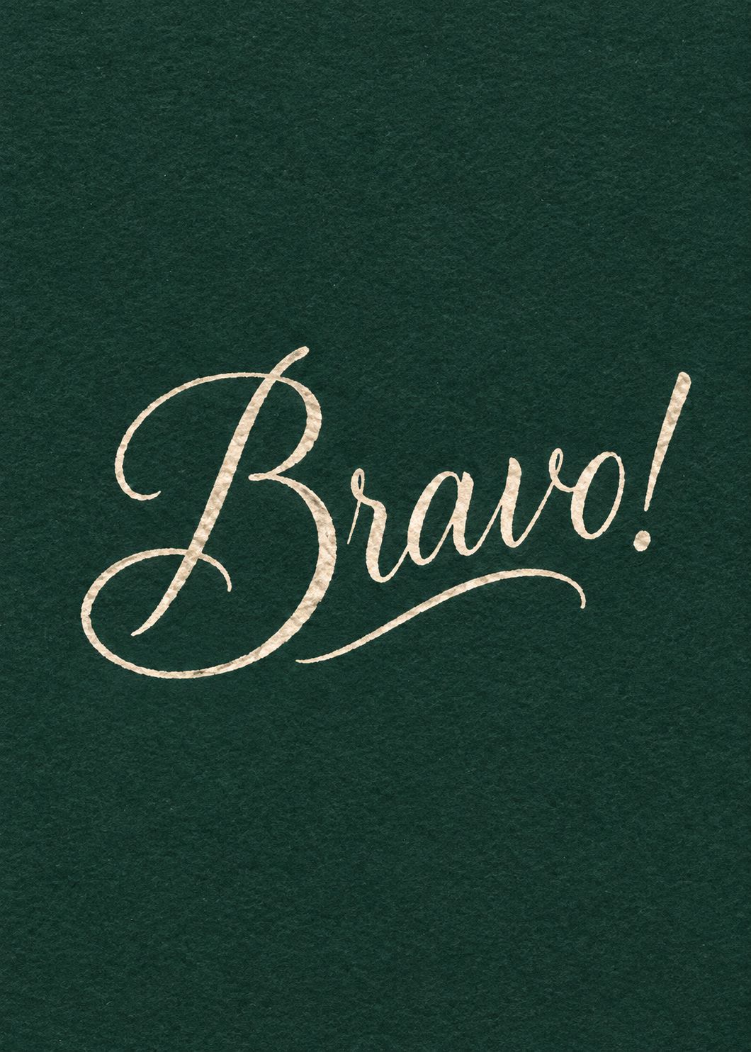 Bravo!